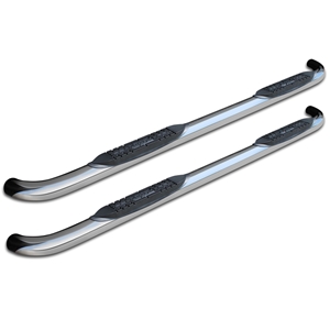 3in Round Nerf Bars - Stainless Steel