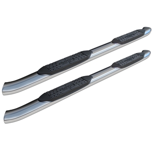 5in Curved OE Style Oval Nerf Bars - Stainless Steel